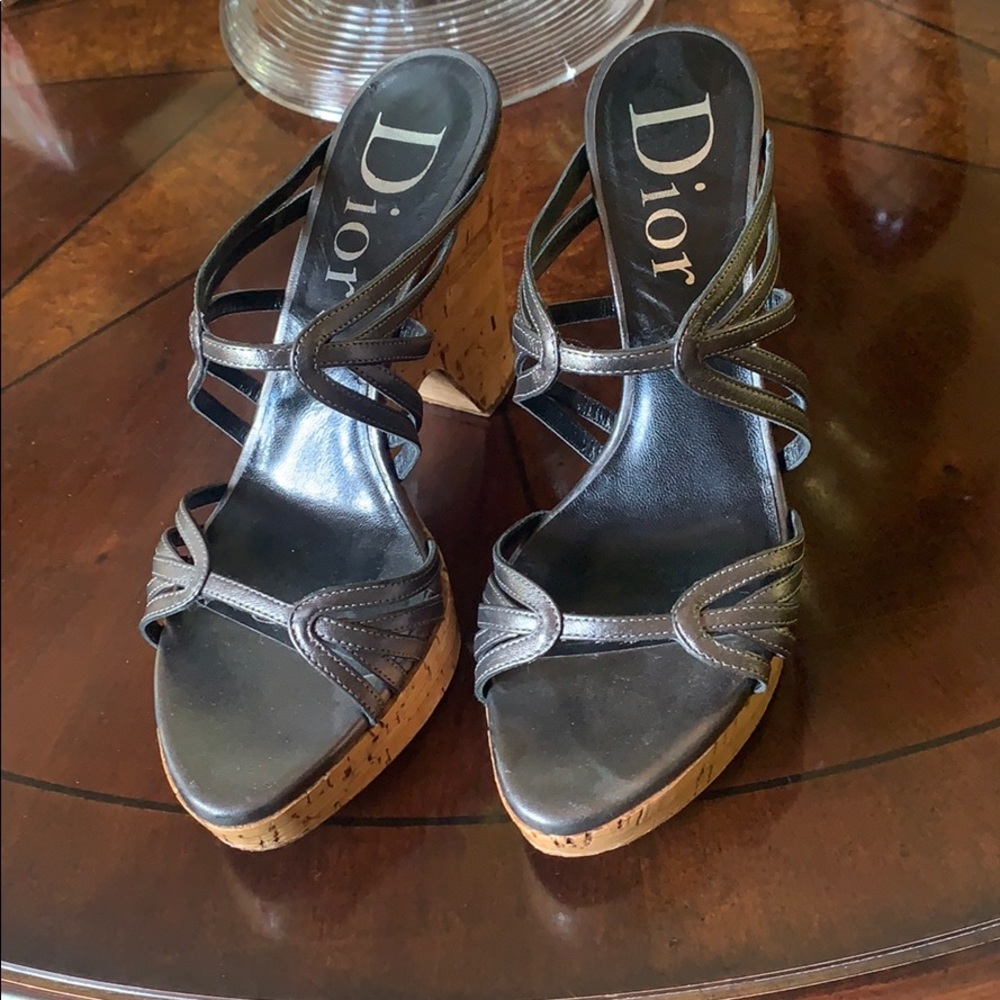 Dior wedge with platform